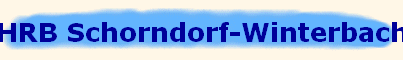 HRB Schorndorf-Winterbach