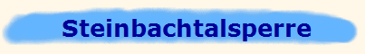 Steinbachtalsperre